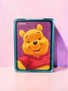 Vintage Disney Winnie the Pooh Mini Playing Card Deck with Plastic Case
